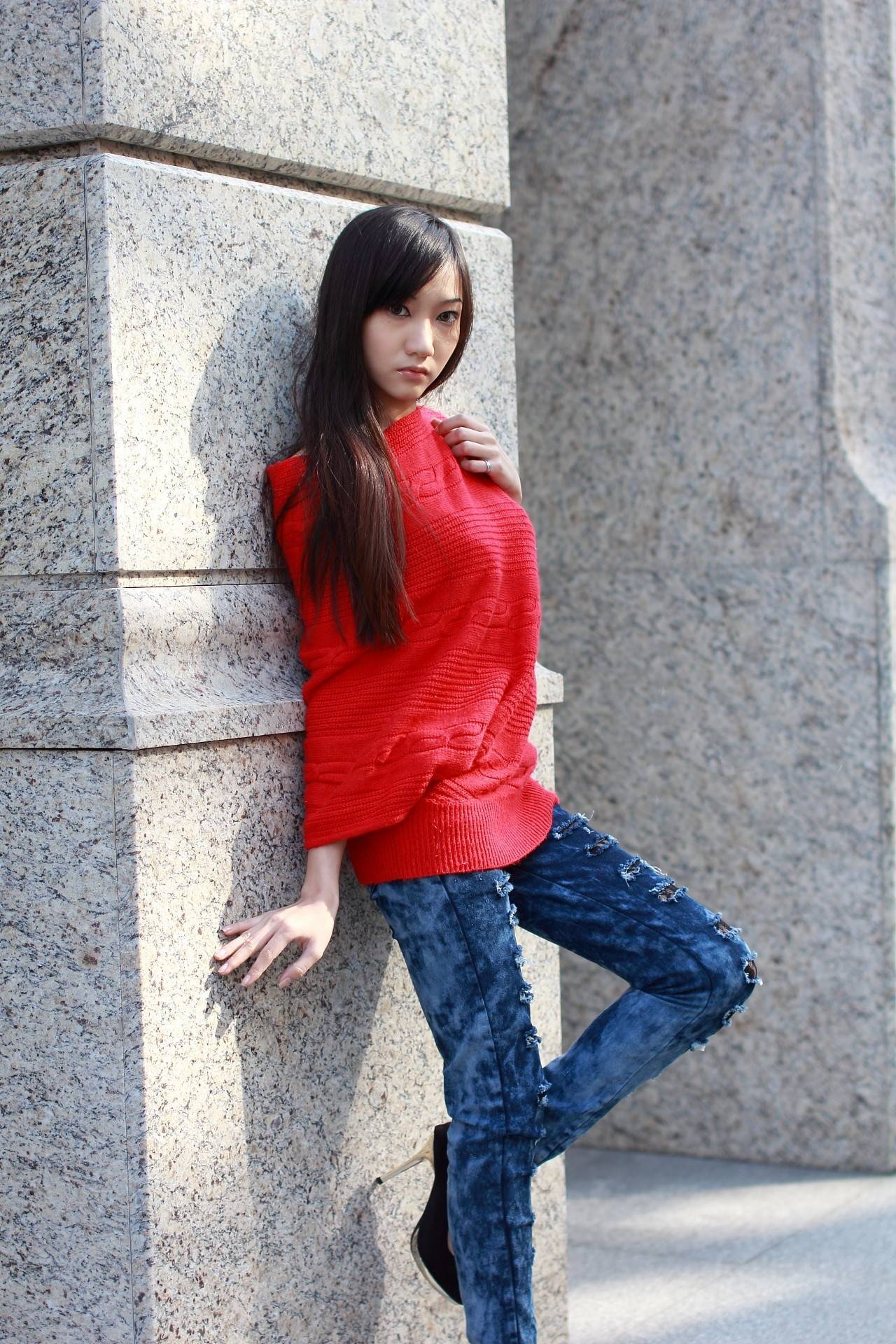 Blautyleg麻豆 Tina 2011.02.07 首次外拍 美腿模特写真